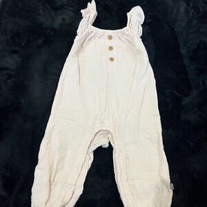 Cream Ruffled Kids Bodysuit